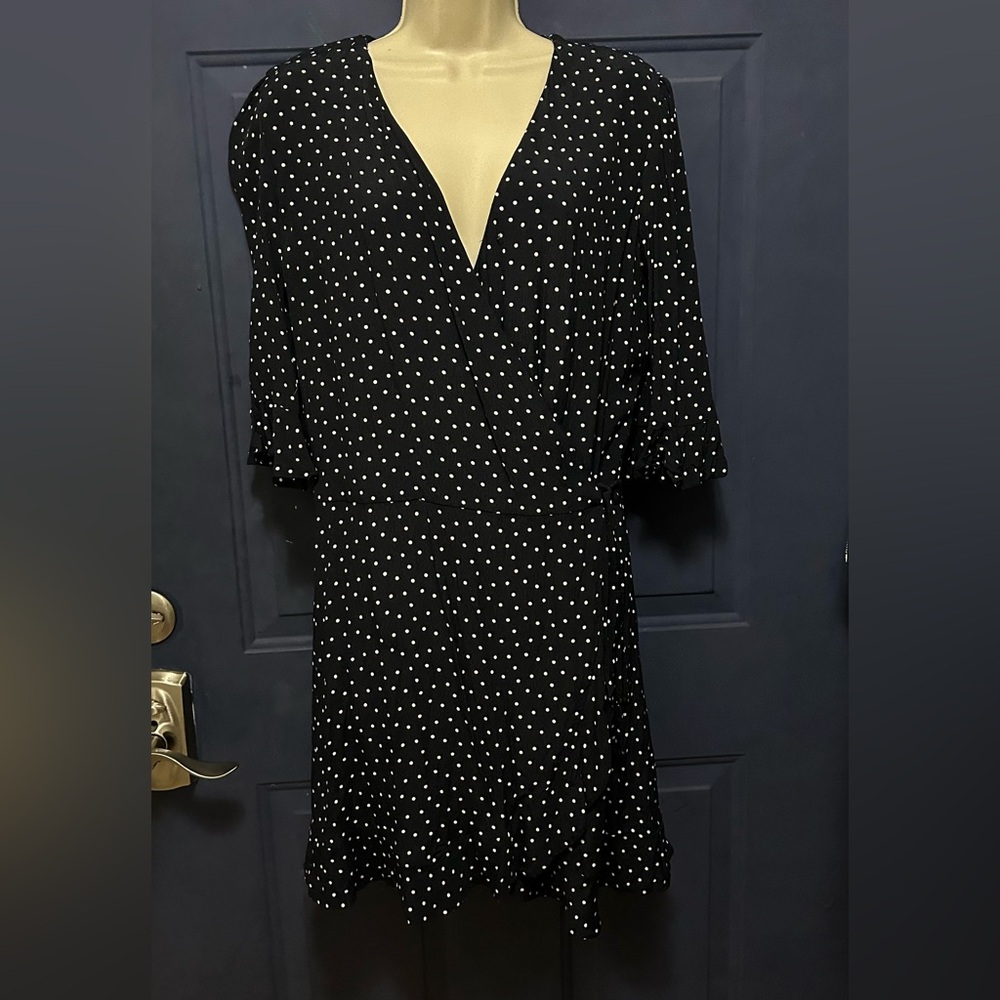 Loft Navy Polka Dot Romper